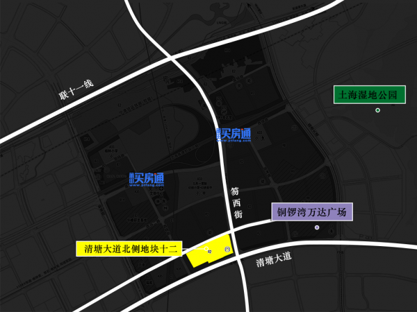 毛坯限价9500元/㎡！清塘大道北侧地块十二5月18日拍卖！